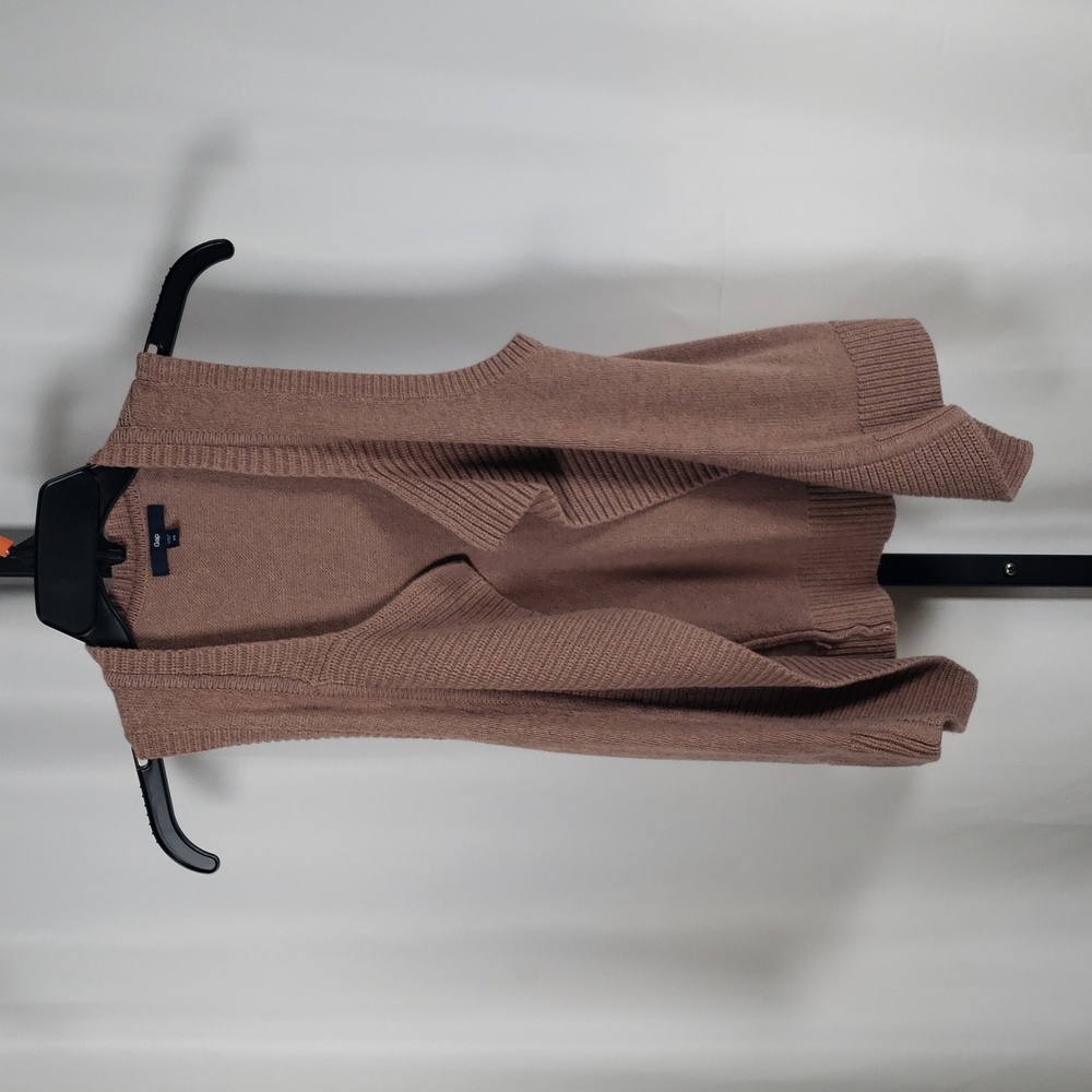 GAP Mauve Open Front Sleeveless‎ Sweater Vest Cardigan - SZ XS